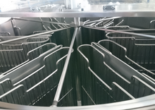 Lade das Bild in den Galerie-Viewer, 12 Waben für DN, Zander, SW-Schleuder Motor oben ∅ 950 mm, 6 Doppelkassetten