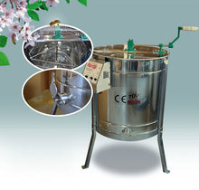 Lade das Bild in den Galerie-Viewer, 4 Waben DN, Zander, Langstroth Ø 510mm Tangentialschleudern (elektrisch & manuell)